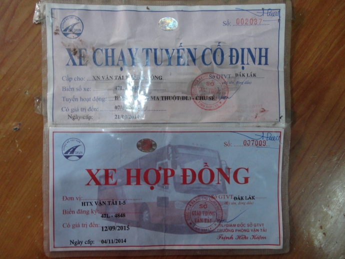Dịch vụ làm phù hiệu xe tại Ninh Bình 1